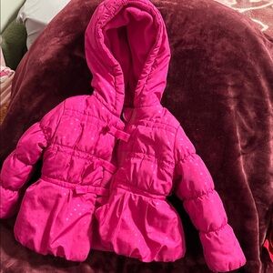 Rothschild Pink Kids Puffer Jacket